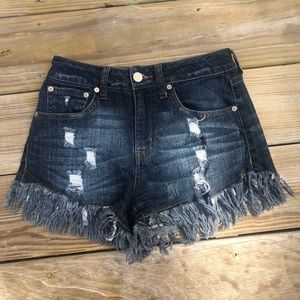 Altar’d State Distressed Jean Shorts